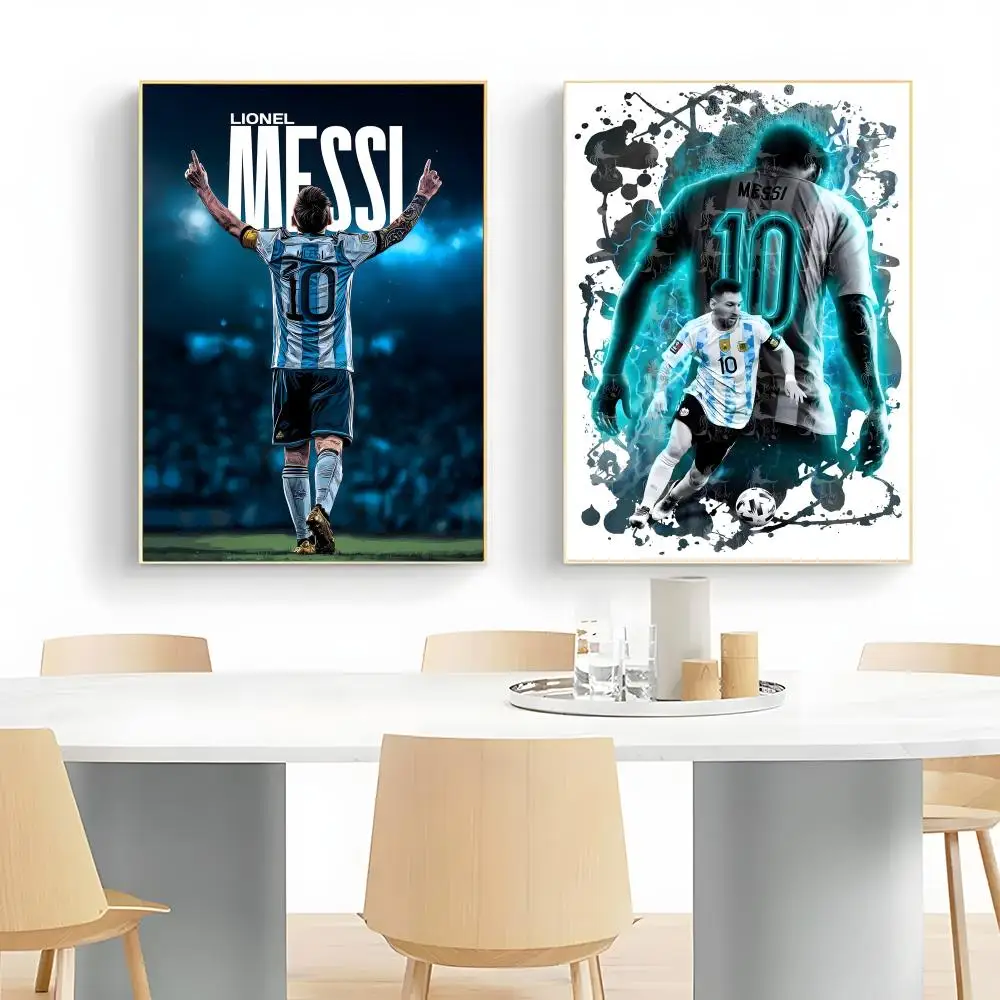 Legendary Athlete M-Messi Poster Wall Art Print Decorative Mural Home Decor Gift Unframed
