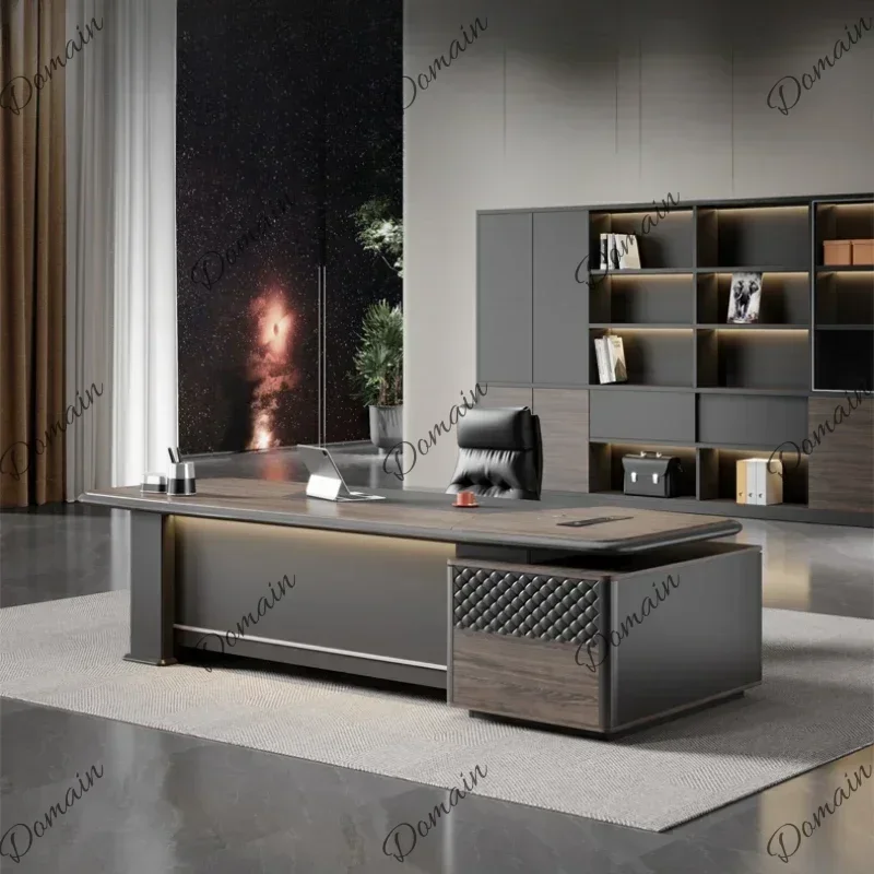 SYI Luxury Executive Office Desks Manager Drawers Table Storage Computer Desks Home Bedroom Mesas De Escritorio Office Furniture