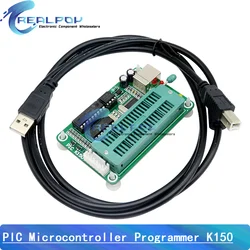 PIC Microcontroller Microchip PIC MCU Microcore Burner Downloader USB Automatic Programming Programmer K150 + ICSP Cable