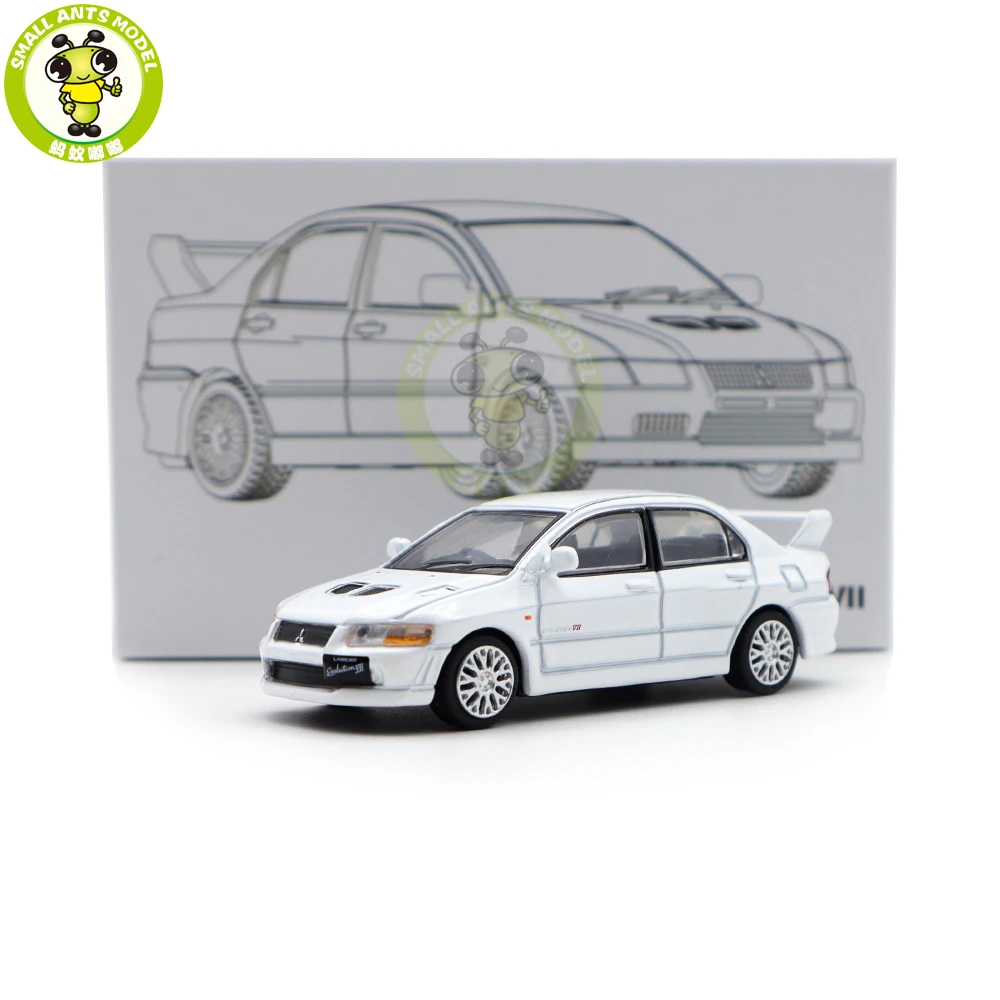 1/64 JKM Lancer Evolution EVO 7 VII Diecast Model Toys Car Gifts For Kids Father Friends