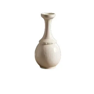 

Wabi-sabi wind wine cabinet soft decoration Japanese-style high-end niche ornaments B & B home retro ceramic vase