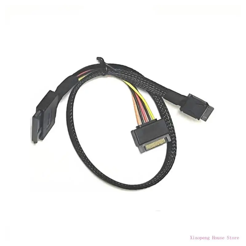 

SFF8611 Male to SFF8639 Female Data Cable 50cm Supports PCIe NVMe 77JC