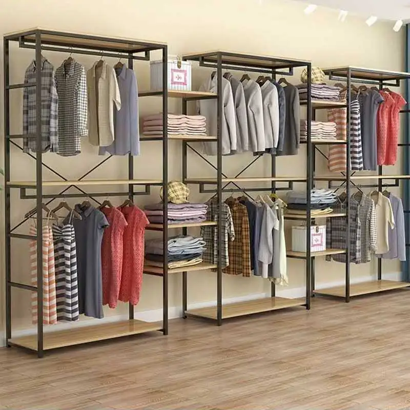 custom，Professional Custom Luxury Cloth Display Stand Wall Mount Shelves To Mount For Shop Display Racks