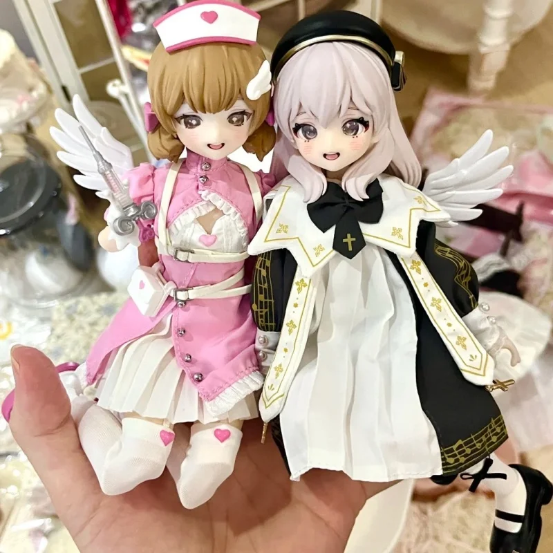 

New Original 22cm Neo Eden Light Mare Twin Series Mjd Doll Blind Box Anime Figure Articular Mobility Kawaii Girls Desktop Decora