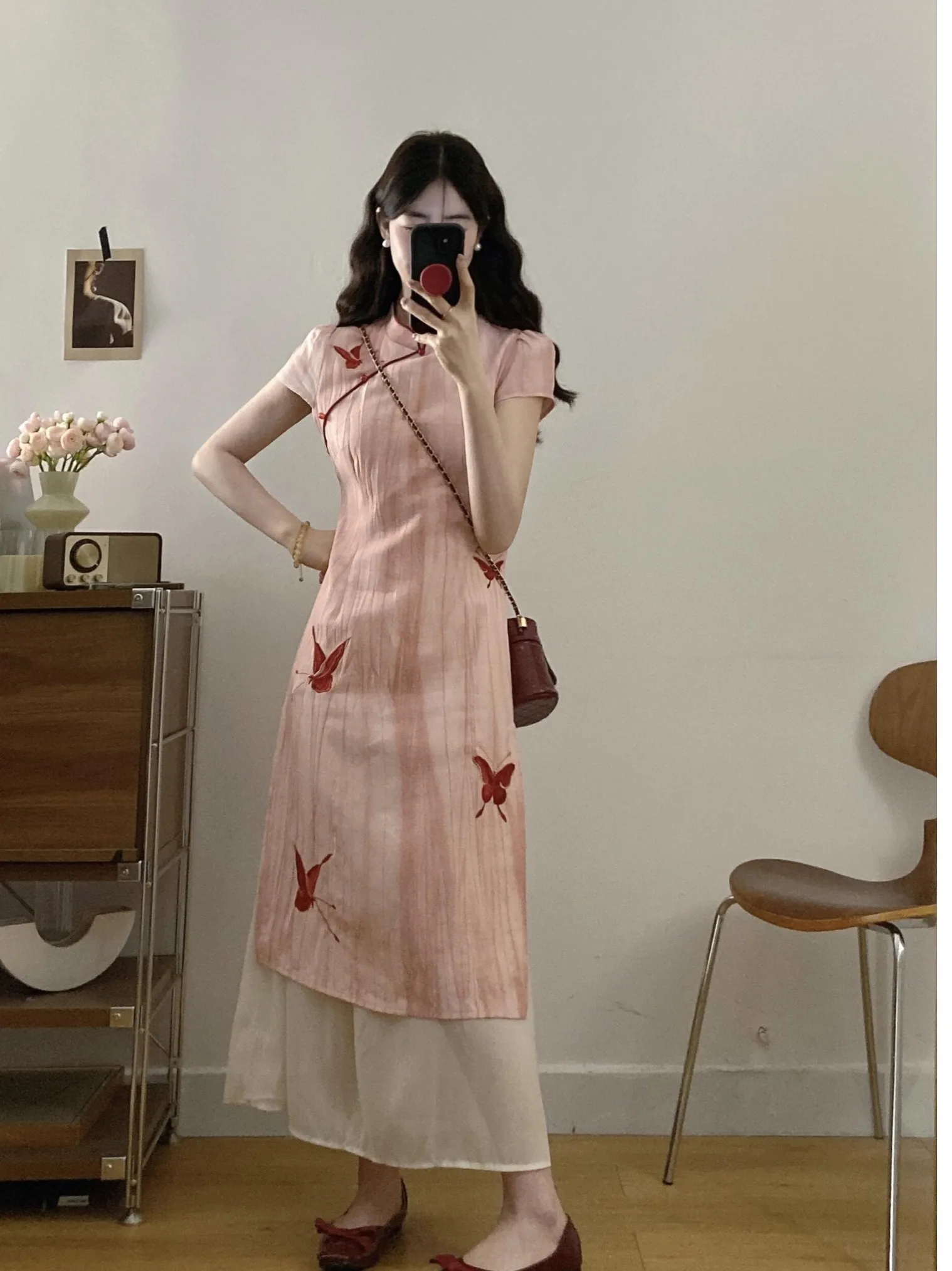 

Новая женская летняя юбка-кимоно больших размеров с вышивкой, приталенная, с завышенной талией, средней длины, А-силуэт