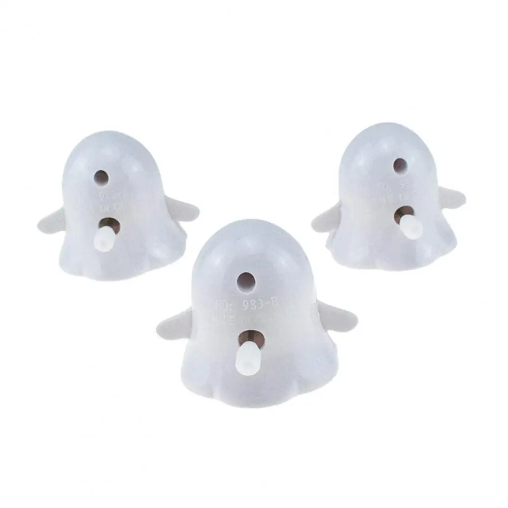 Juego de 3 juguetes de cuerda espeluznantes, juguetes de fantasmas de cuerda de Halloween para niños pequeños, fantasmas que caminan de dibujos animados espeluznantes, Mini primavera blanca para niños