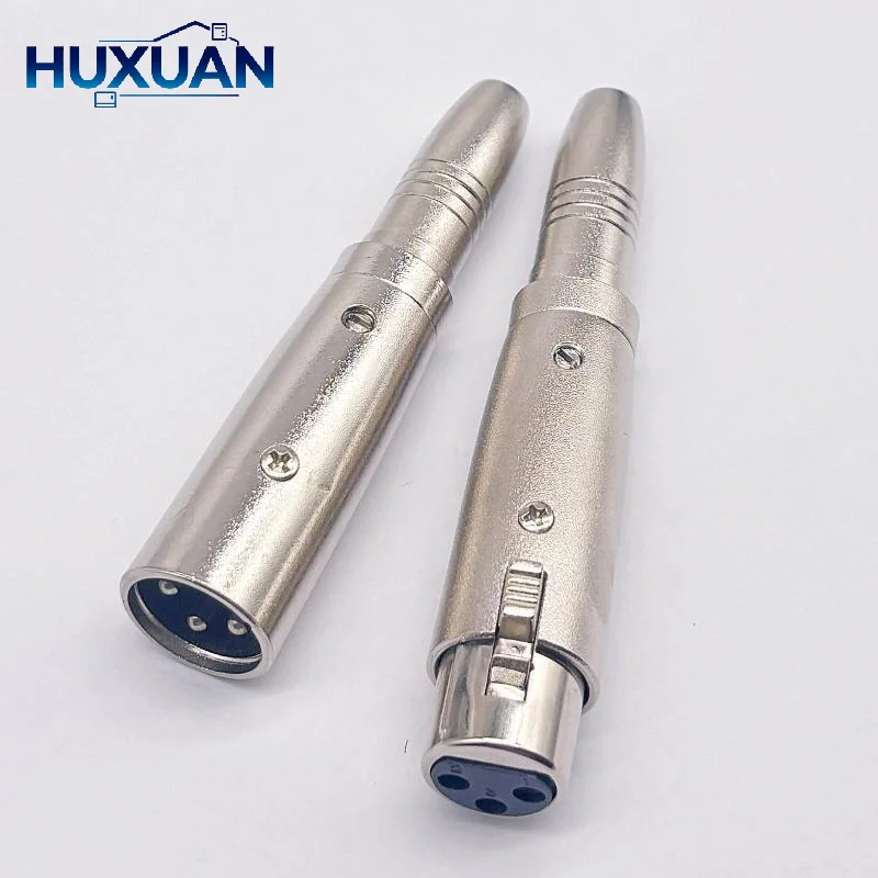 6.35mm to XLR Stereo Adapter 1pc Low Signal Loss Conversion Plug for Microphone Audio Mixer Conference System