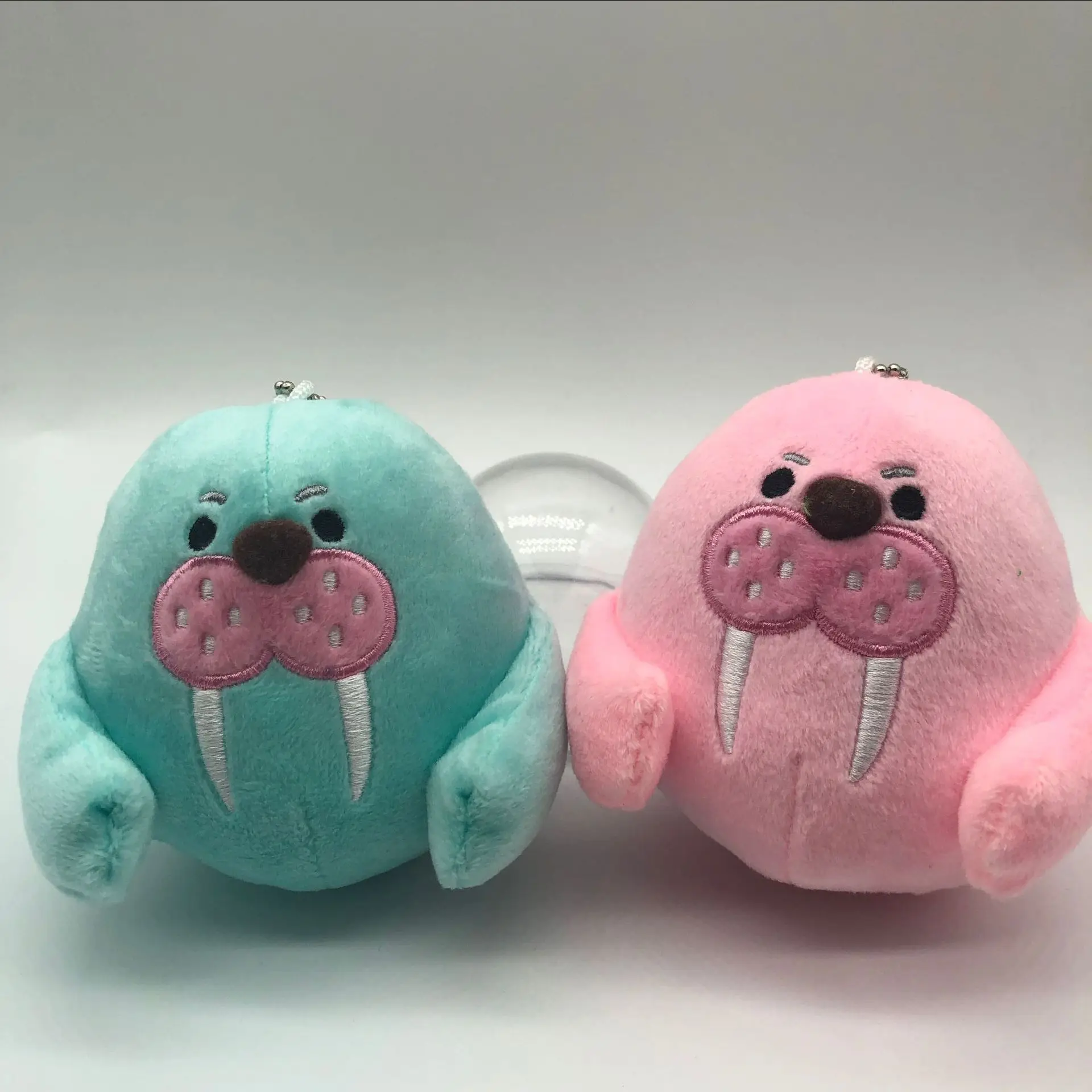 Muñeco de peluche de león marino de dibujos animados para niños, juguetes de peluche de animales suaves, bolsa colgante Kawaii, accesorio de regalo para pareja, 12cm, nuevo