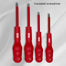 1pcs Insulated Screwdriver Home Circuit Tool Insulation Isolation Current Electrician Cross Screwdriver Electrician Repair Tool