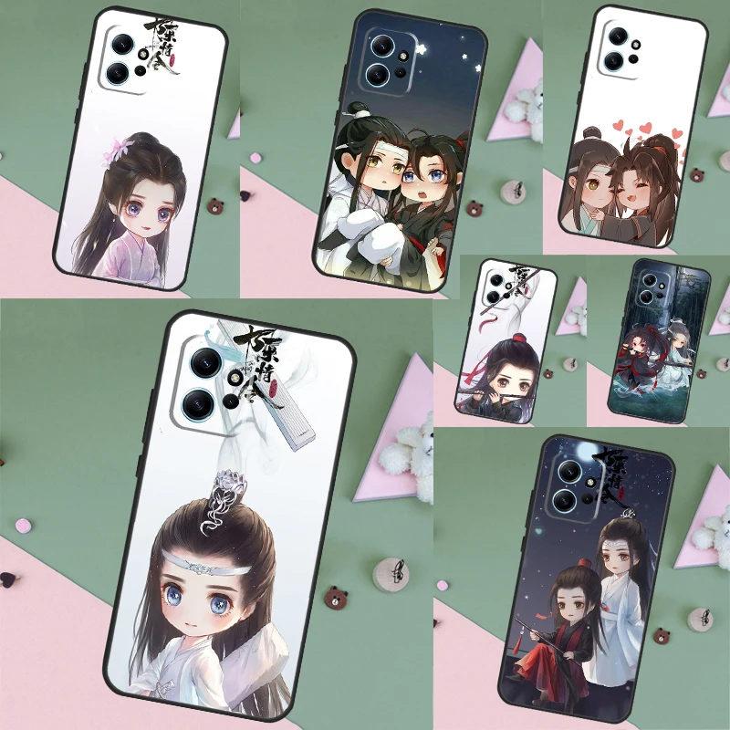 The Untamed Lan Zhan Wuxian Back Cover Case For Xiaomi Redmi 12 12C 9C 10C Redmi Note 12 8 9 10 11 Pro 9S 10S 11S 12S