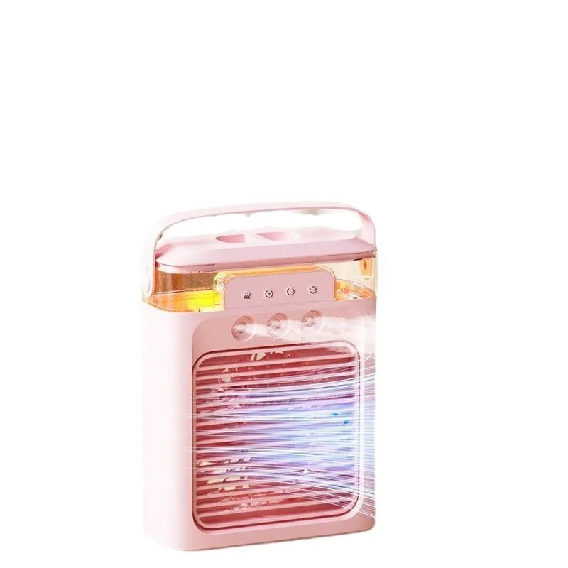 

Spray Fan Home Office Desktop Humidification Cold Fan Refrigerator Student Dormitory Touch Screen Fan
