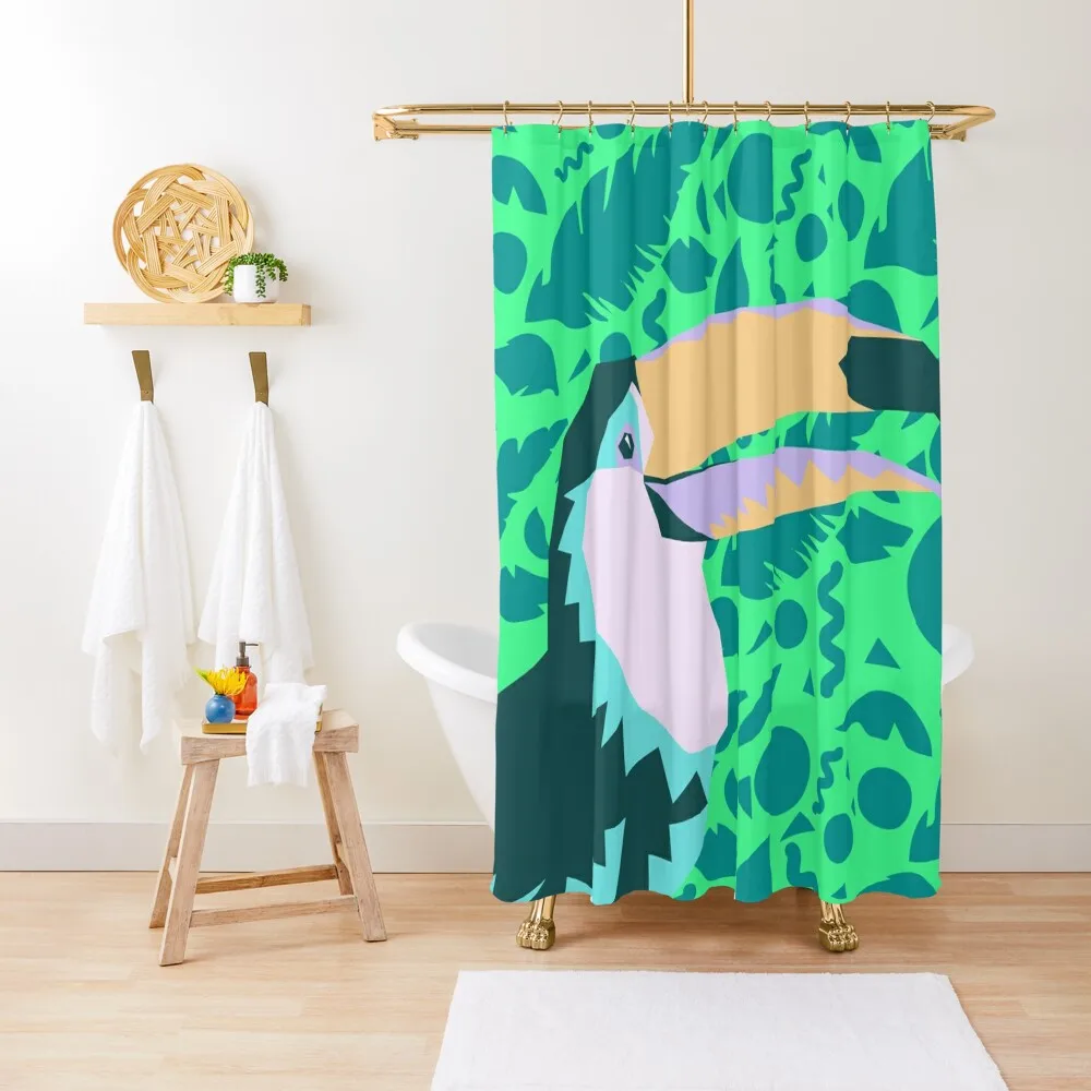 

Time for Toucans Shower Curtain Bathroom And Shower Bathroom Decor Curtain