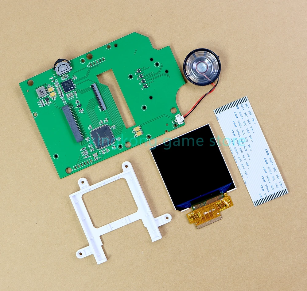 ل GB V4.0 2.45 بوصة تسليط الضوء على شاشة LCD سطوع قابل للتعديل IPS شاشة ل نينتندو Gameboy GB DMG وحدة التحكم الملحقات