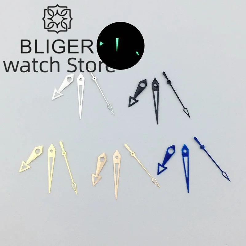 

BLIGER Watch Hands Gold Silver Rose Gold Black Blue Hands Fit NH34 NH35 NH36 NH37 NH38 NH39 NH70 NH72 ETA2824 PT5000 Movement