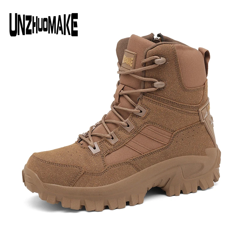 

New Men Tactical Shoes Army Boots Women Safety Military Male Training Breathable Camping Rapid Outdoor Anti-Slip Hunting Shoes