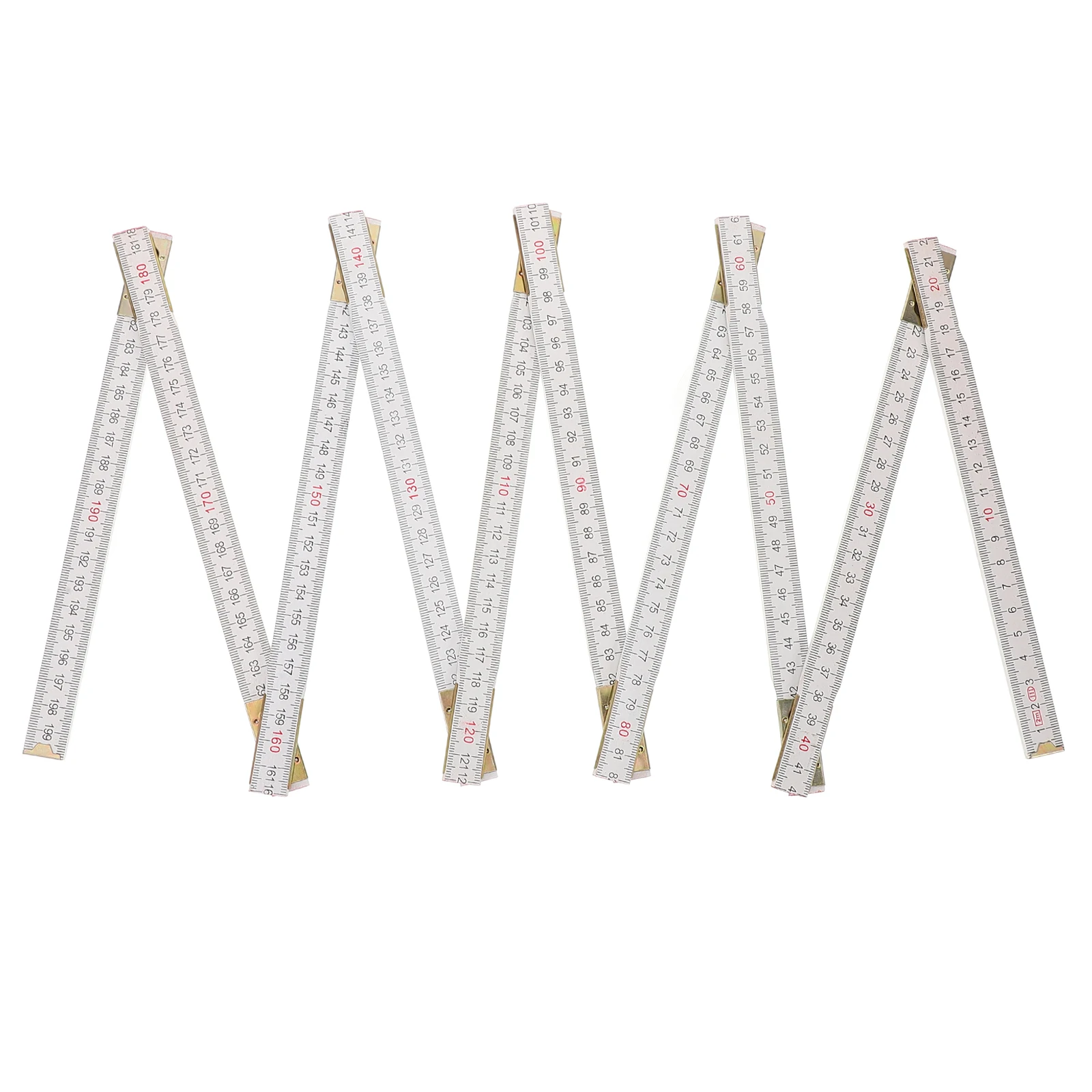 

Folding Ruler 2 Meter Woodworking Measuring Tool Ten Folded Design Clear Markings Multi Angle Adjustable Rulers