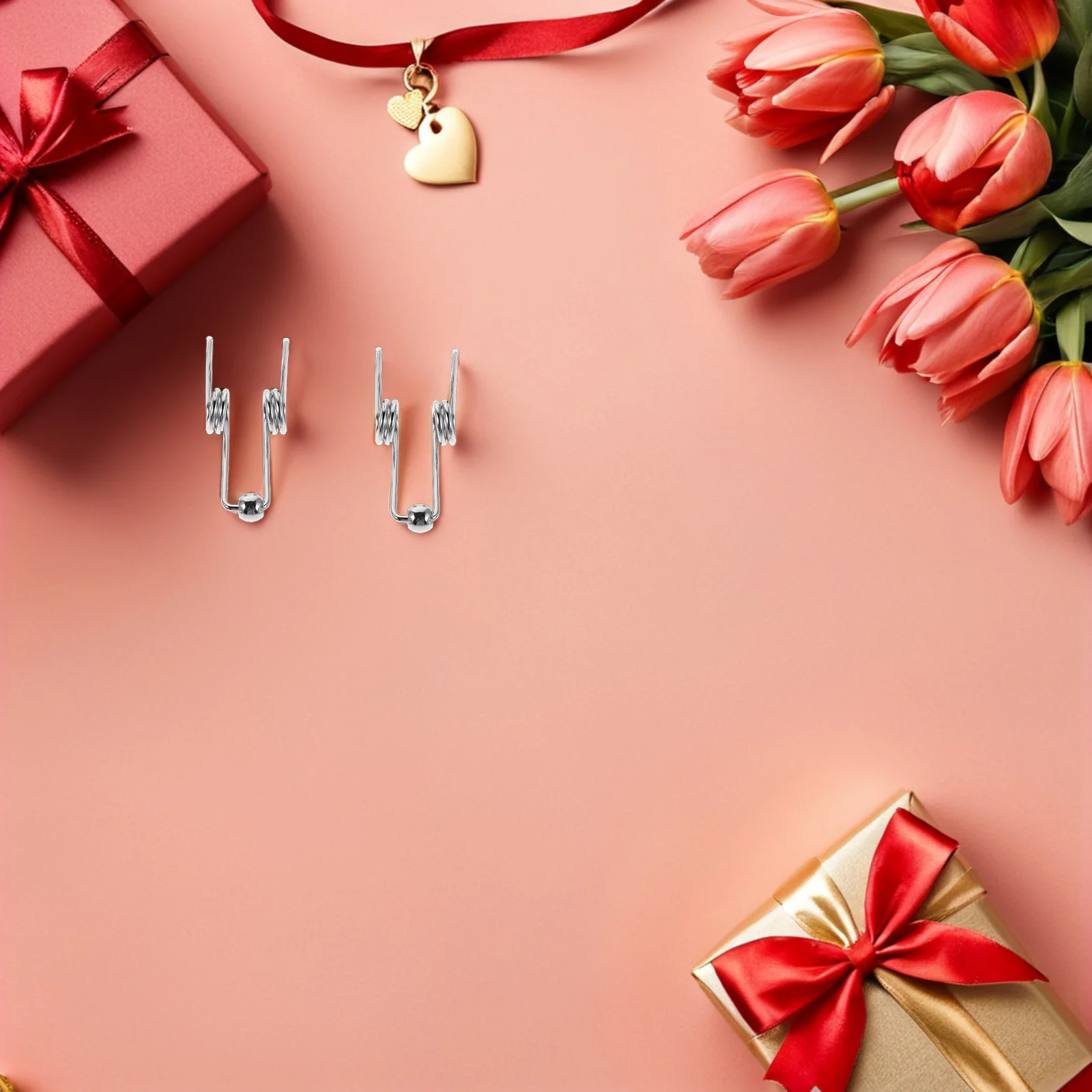 

10Pcs Metal Hair Curling Torsion Springs High Heat Resistance Stable Performance Double Spring for DIY Curling