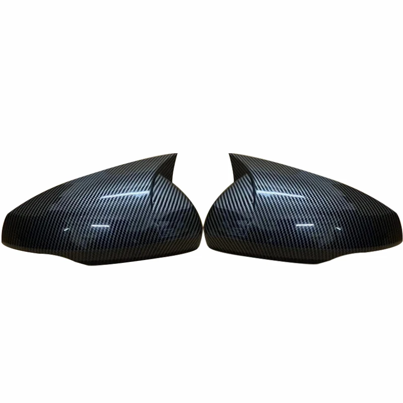 Cubierta de espejo retrovisor para Volkswagen, VW Polo Mk6 AW GTI 2018-2021, tapas de bocina de buey para coche, embellecedor de carcasa con