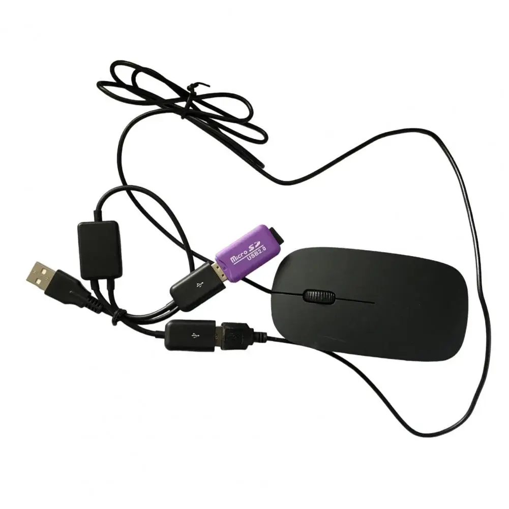 Prático Linha Anti-interferência Livre Driver USB Cabo de Extensão USB Extensor 1 Macho para 2 Hub USB Fêmea Cabo de Extensão
