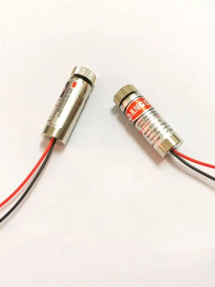 12mm 50mw 20mw 10mw 5mw moduł czerwonego lasera 650nm czerwona głowica laserowa regulowana ogniskowa 3V-4.5V laser w kształcie kropki krzyż — zdjęcie produktu 7