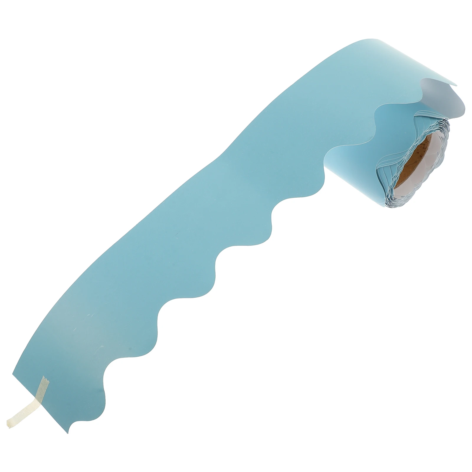 Rollo de papel decorativo azul, rollo de 10m para tablón de anuncios de aula, superficie lisa, resistente al desgaste, pizarra con adornos de dibujos animados
