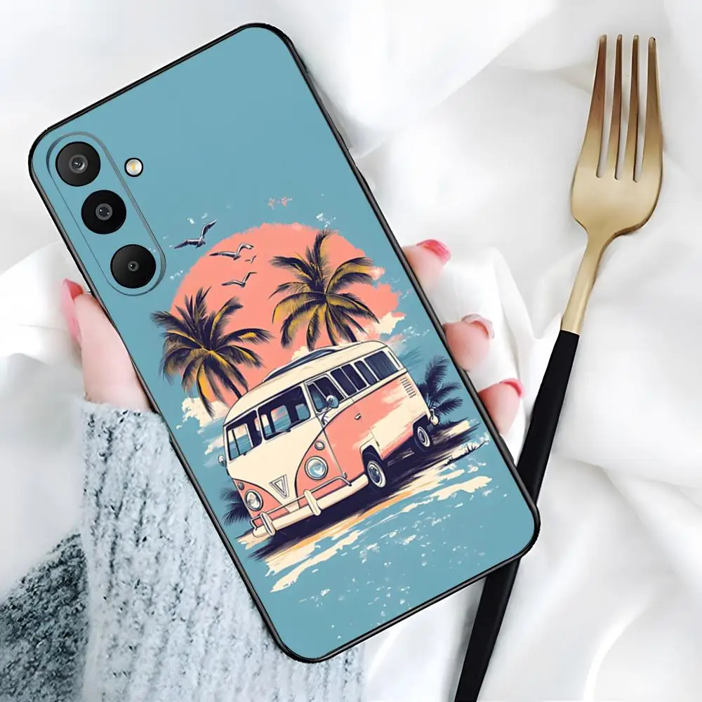 Capa de Silicone C-Combi VanS SurfS para Samsung S26 S25 Edge S24 S23 S22 S21 Ultra Plus Fe A55 56 15 4G 5G Galaxy