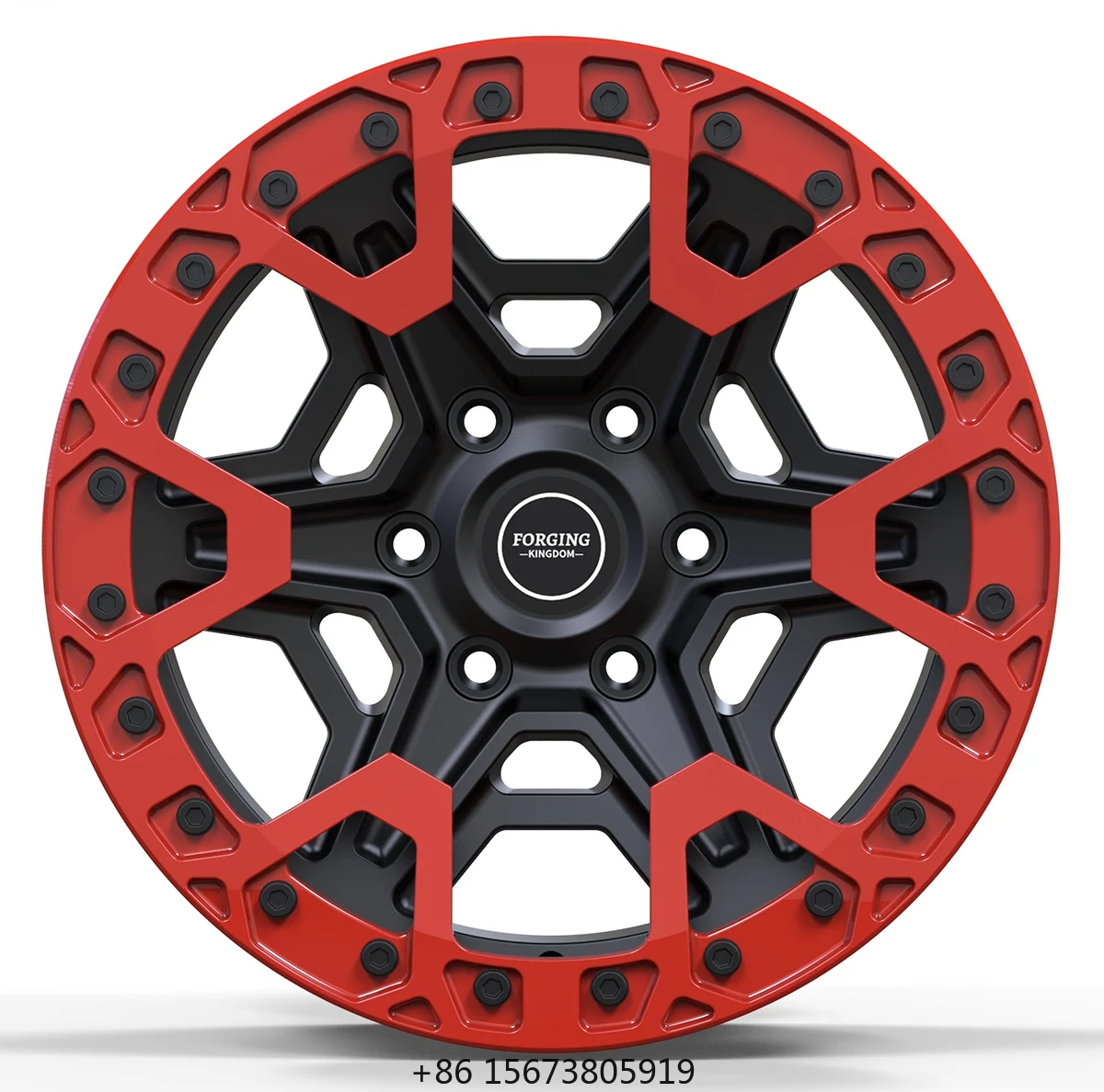 Heavy-Duty Forged Aluminum Alloy Wheels Off-Road Reinforced Design 35mm Offset Available 5-Hole/6-Hole/8-Hole Specifications New