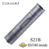 Convoy S21B SST40 Flashlight Linterna Led Portable Torch 21700 Flash Light Lanterna High Power Lantern Camping Fishing Latarka