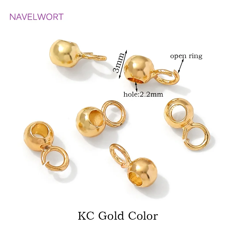 20/40 Stück KC goldfarbene Bügelperlen-Anschlüsse, Bailes für Schmuck, Bügel für Anhänger, DIY-Halsketten-Schmuckherstellungszubehör – Detail 25