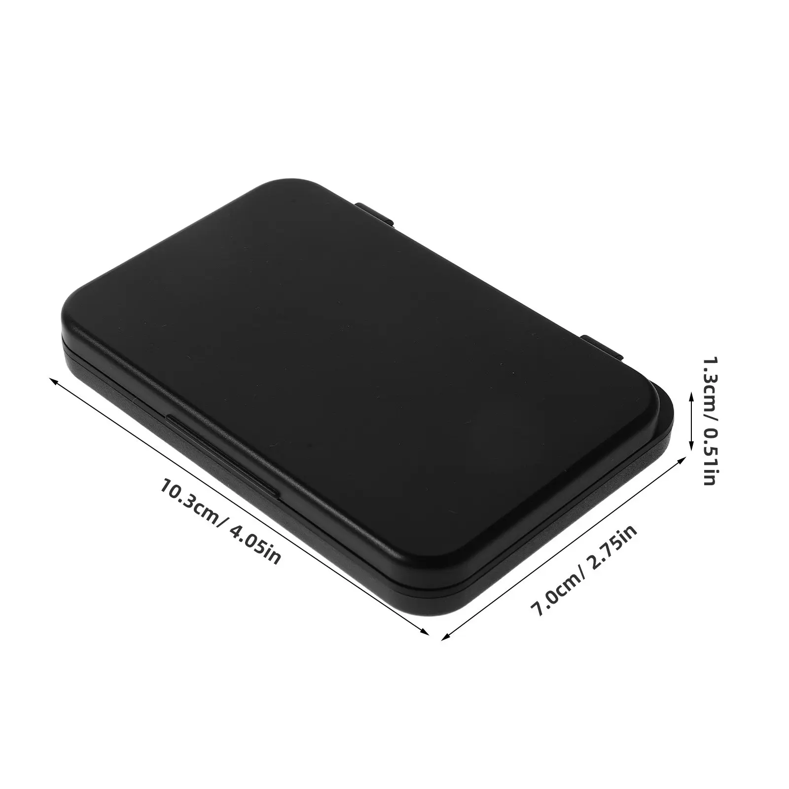 Fast Dry Ink Pad Black Pigment Ink Multi-Use Stamp Pad for Office Supplies Documents Scrapbooking Journals Cards and DIY view 5