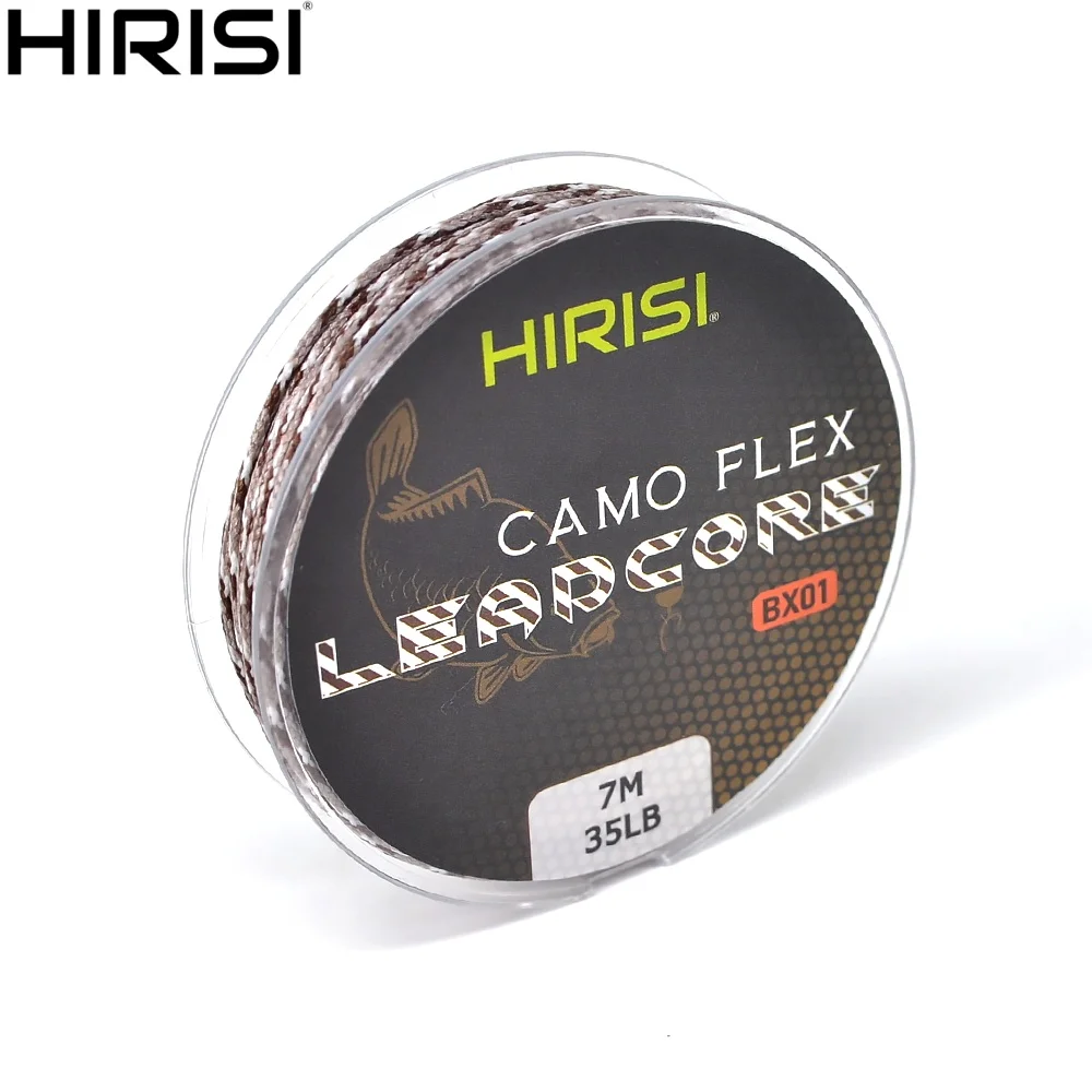 hirisi-2-rolos-leadcore-line-35lb-7m-3-cores-para-equipamentos-de-cabelo-de-carpa