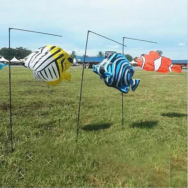 Livraison gratuite prise poisson au sol cerf-volant extérieur puissance kitesurf pendentif planche à voile cerf-volant chaîne cometas cerf-volant pour adultes enfants cerf-volant bobine