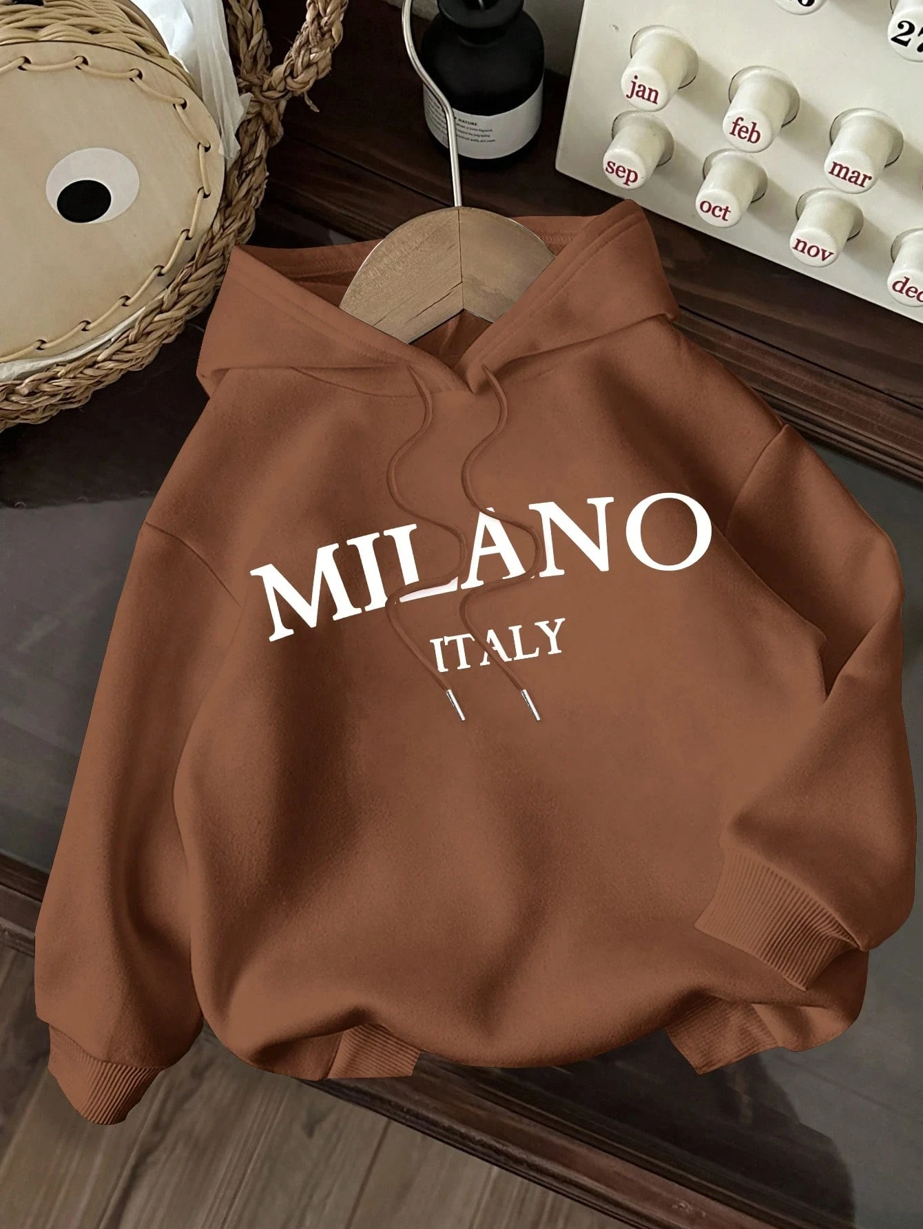 Womens Light Grey Cotton Hoodie Minimalist Casual Wear Drawstring Hood Soft Oversized Long Sleeve Pullover Sweatshirt for Daily