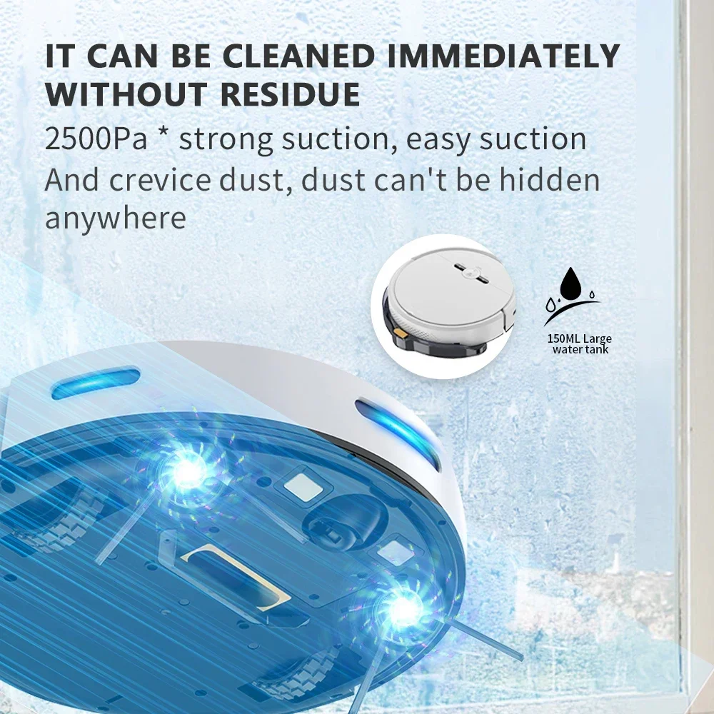 D2-001 2000Pa  Vacuum Cleaner Mop Auto Charge Smart Wifi App House Room Cleaning Vacuum Cleaner