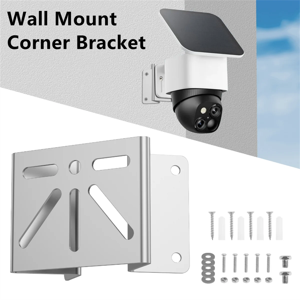 Wall Mount Corner Bracket For Security Camera Surveillance Camera Mounting Stand Universal Ceiling/Wall Mount Holder For IP CCTV