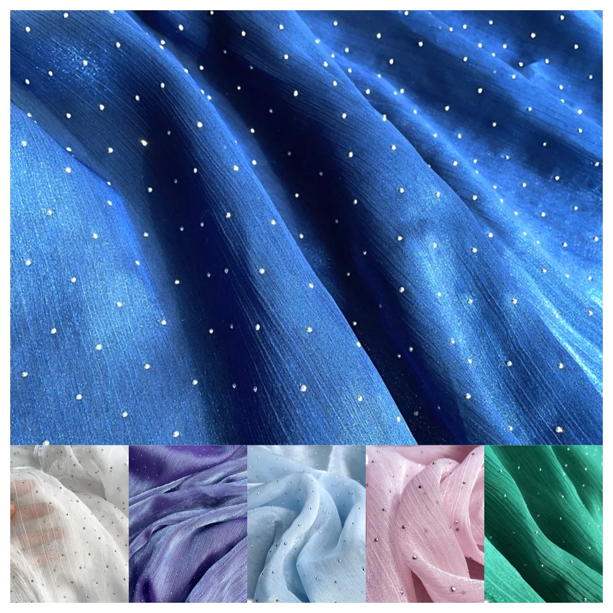 

Лидер продаж, плиссированное атласное сетчатое шифоновое платье с бриллиантами, ледяным цветком, сверкающее звездное небо, женское вечернее платье, свадебное платье