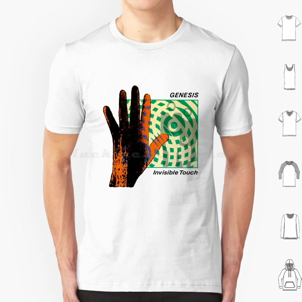 Genesis Invisible Touch T Shirt Big Size 100% Cotton Genesis Phil Collins In The Air Tonight Genesis Band Phil Collins Genesis