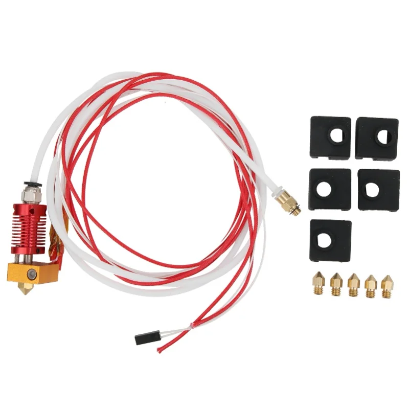 Extruder Hotend Kit For CR10 Red Extruder Head 3D Printer DIY Accessories Nozzle 40W 12V