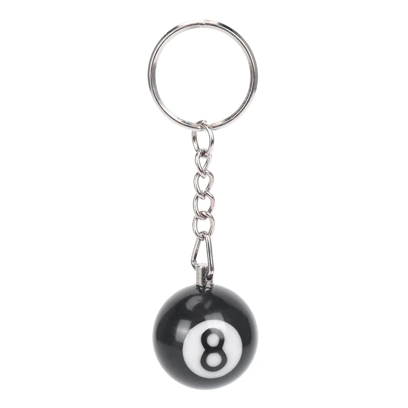 20X Billiard Ball Key Chain Key Ring Happy No. 8