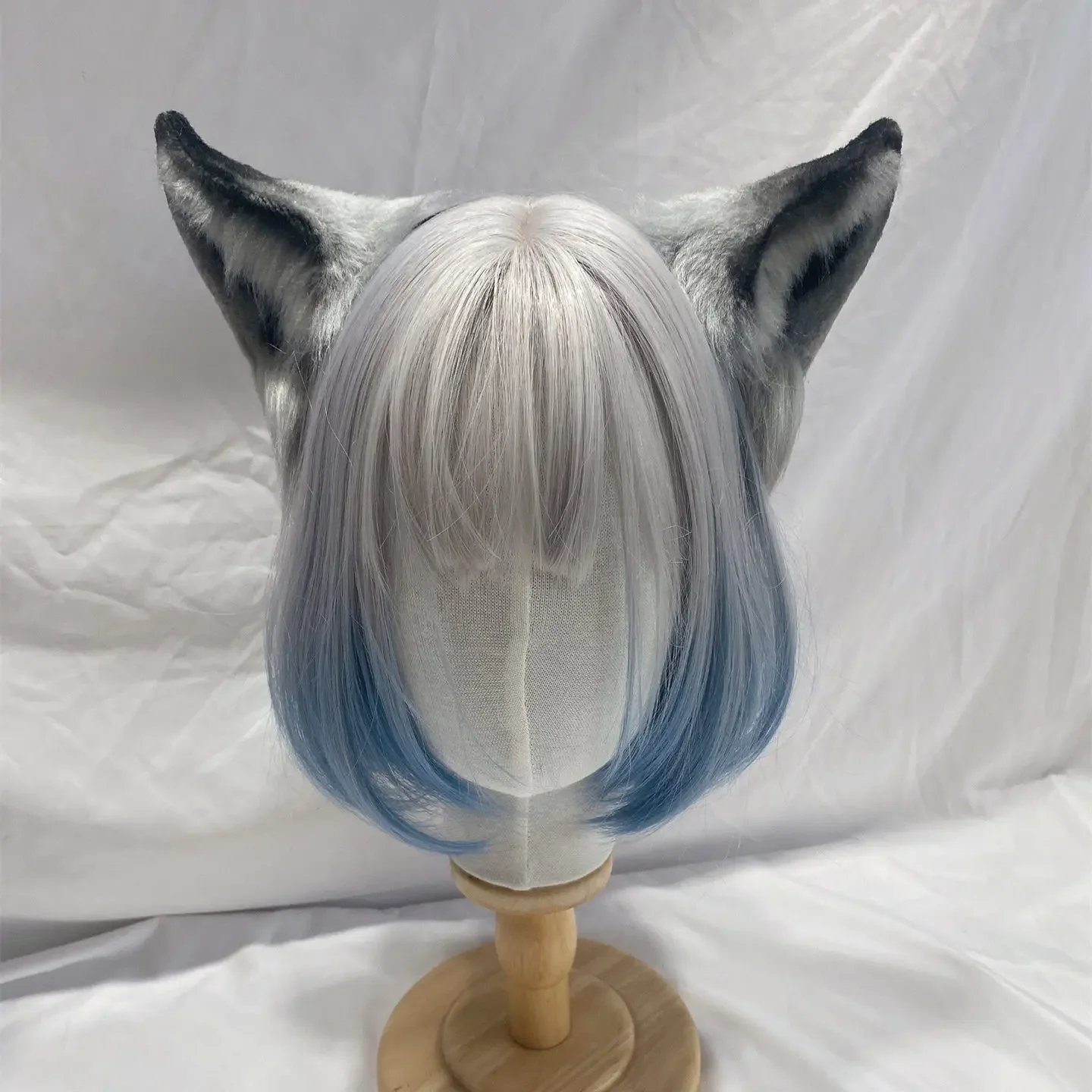 Custom Hand Made Anime Cat Wolf Ears Headband Cosplay Ear Tails Prop Women Girl Masquerade Party Headwear Hair Accessories