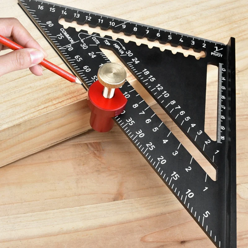 2Pc Stair Gauges For Conventional Framing Square Stops Framing Tool Rafter Gauge Workbench Peg Brake Stops Clamp