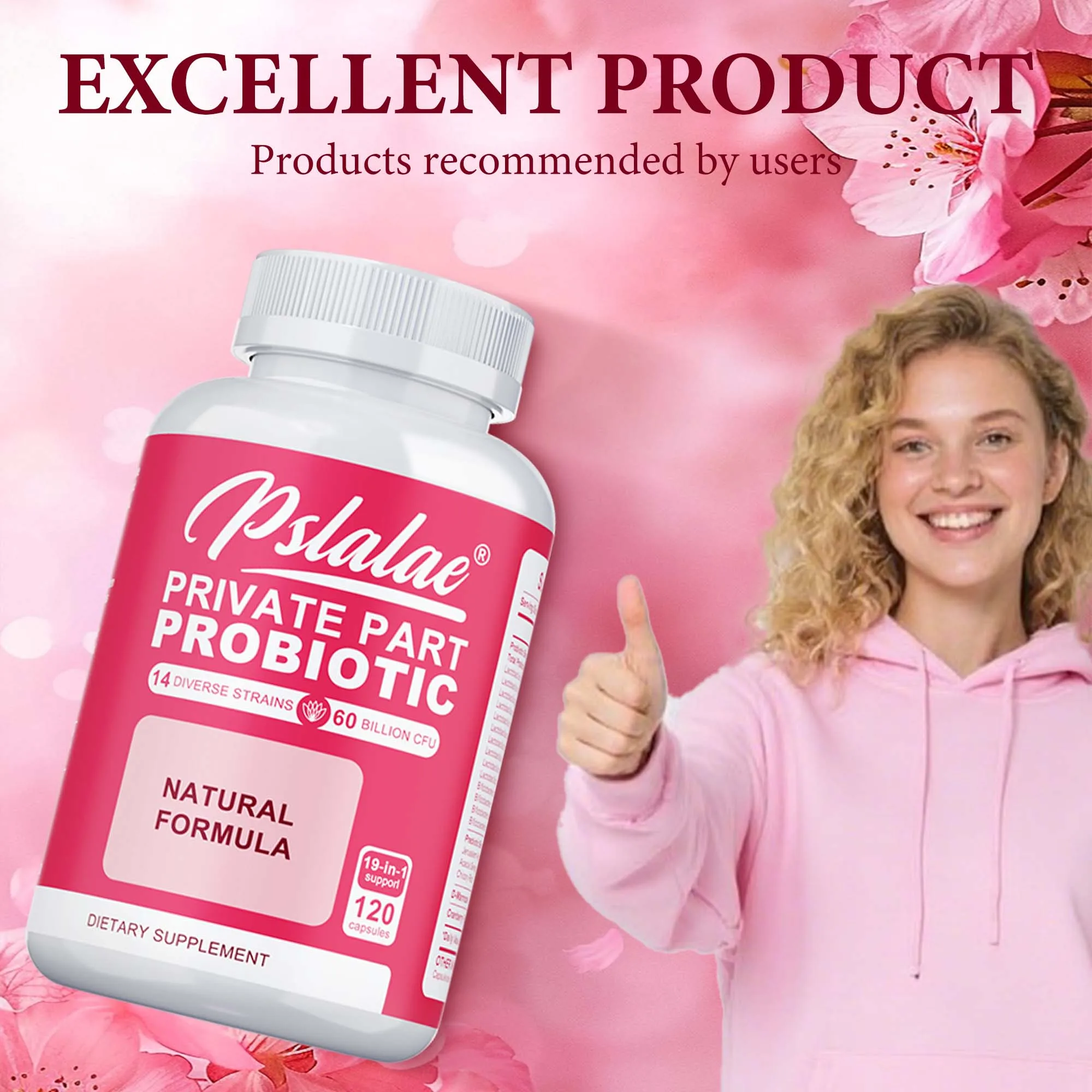 Private Parts Probiotics - Balances Women's PH Levels, Reduces Vaginal Odor, Promotes Vaginal & Urinary Health,Enhances Immunity
