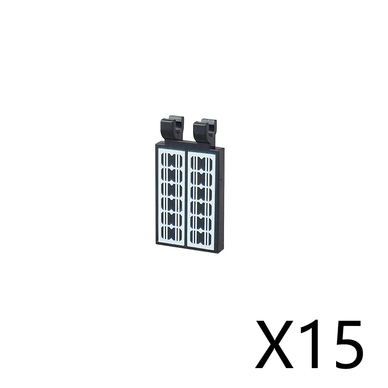 Stadt Druck Figuren Zubehör Bausteine Computer Control Center Audio Radar Tastatur Handy Modell Mini Ziegel Spielzeug