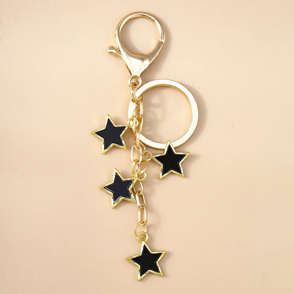 Aihua Y2K Schlüsselanhänger Kristall Stern Schlüsselanhänger für Frauen Männer Freundschaft Geschenk Handtasche Dekoration handgemachten Schmuck – Detail 6