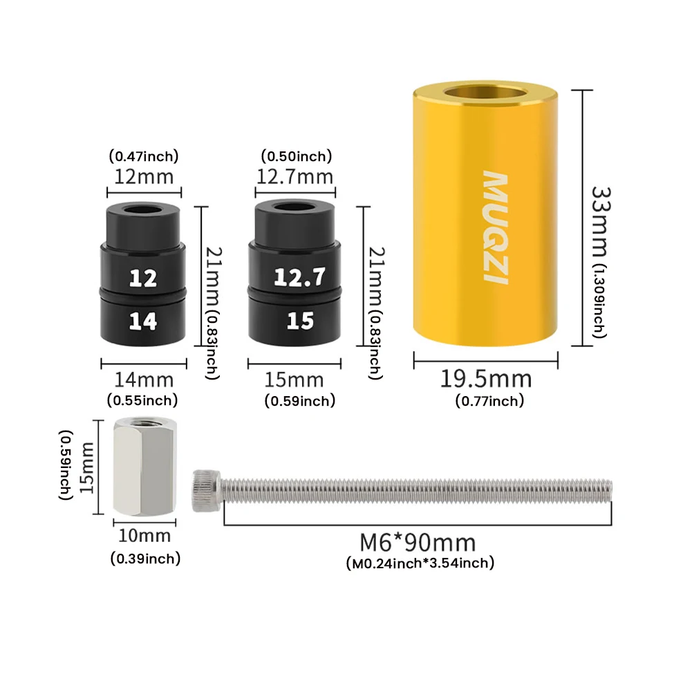 الجبلية مانع الصدمات الخلفي دو جلبة أداة التعليق الخلفي جلبة إزالة أداة التثبيت الجبلية دراجة امتصاص الصدمات أداة إصلاح