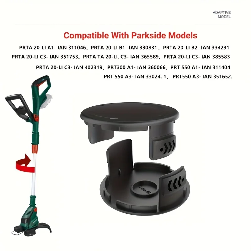 Spool Cover For Parkside PRTA 20Li C3 LIDL IAN351753 Cordless Lawn Mower Garden Repair Tools Lawnmower Trimmer Spools Supplies view 4