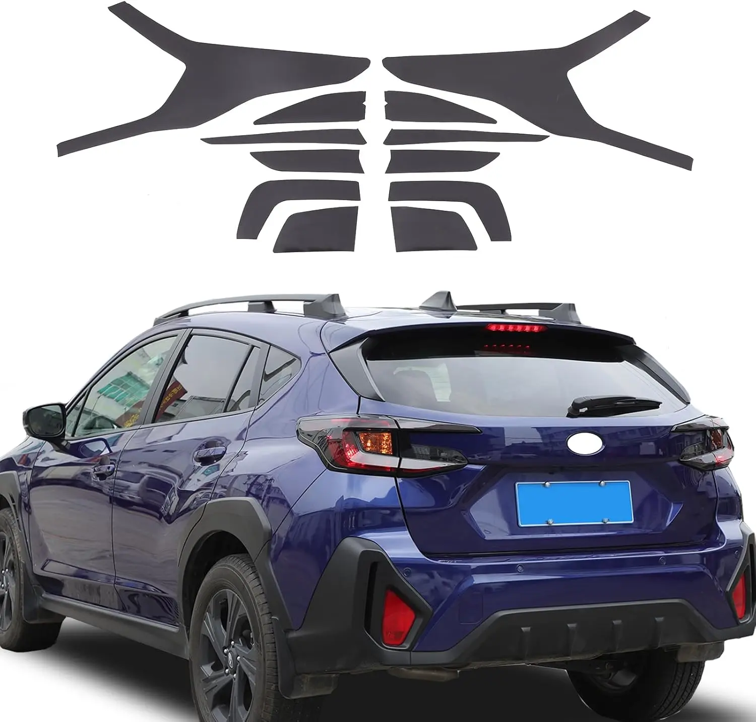 

Car TailLlight Tint Film For Subaru Crosstrek 2024-2025 Smoked Rear Headlight PreCut Protective Film Decal Car Accessories