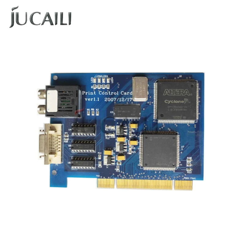 

Jucaili Infiniti Blue PCI Card 44.736/3.3V MHz For Seiko 510 Printhead For Infiniti Challenger Inkjet Printer Control Board