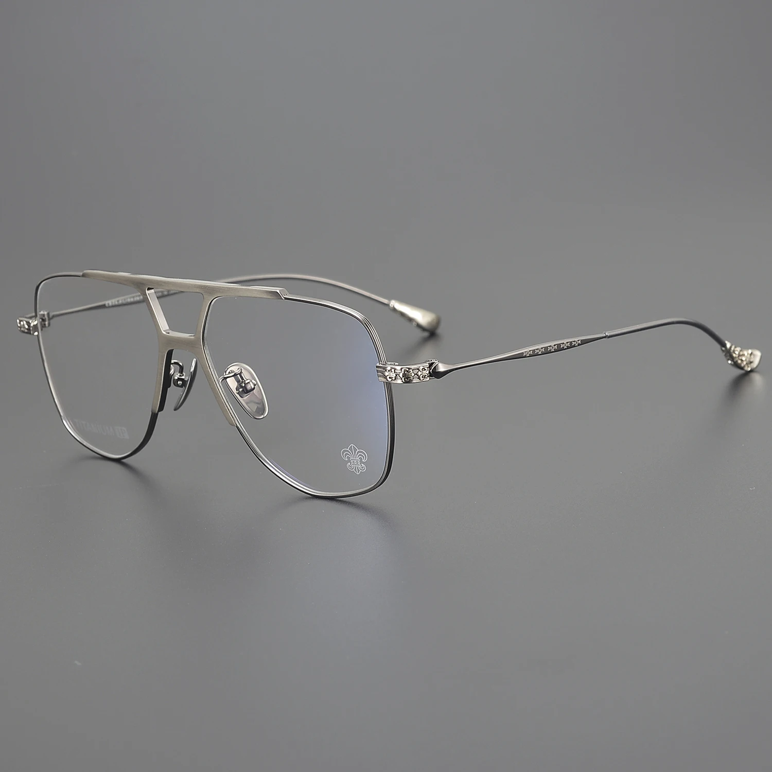

New Luxury Women Ultra Light Pure Titanium Optical Fashionable Eyeglasses Frame High Quality Men's Prescription Myopia Glasses