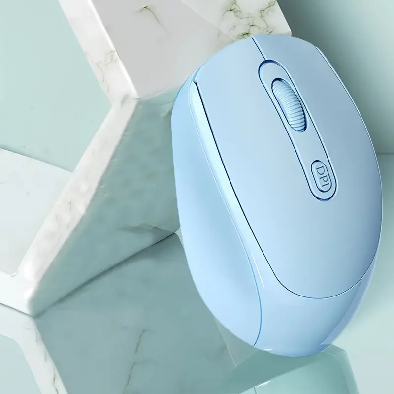 Wireless Mouse Bluetooth-Compatible 2.4G Wireless Mouse Dual Mode Computer Mice for Windows 7/8/10 Mac iOS Android Laptop Tablet